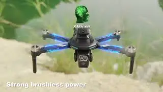 XMicro 2.4G Dual Servo Optical Flow Brushless Drone with Dual Lens WIFI Professional Aerial Camera