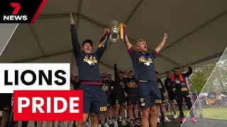 A premiership party in the heart of Fitzroy as the Swans limp out of Melbourne | 7NEWS