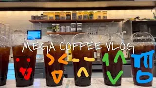 [MEGA VLOG]메가커피 브이로그🤫 실수투성이 알바생 아찔하다 #메가커피 #메가커피알바 #coffee #카페 #cafe #알바 #알바브이로그 #커피