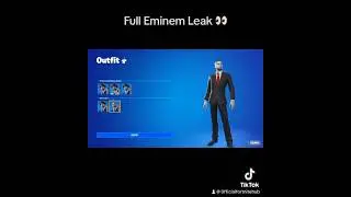 Full Eminem Locker Leak on FORTNITE 👀