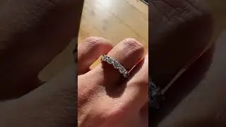 NEW Platinum 1.37ctw Round Diamond 5 Stone Wedding Anniversary Band Ring