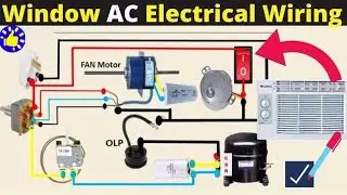 window ac full wiring. Video Dekho all doubt clear #Windowacwiring