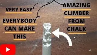 CLIMBING PERSON | CHALK CARVING | SCULPTURE | ONLY ART |HOW TO MAKE CHALK SCULPTURE?