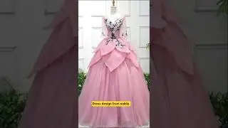 Designer Ball Gown Frock Cutting | Step by Step ✂️Dreamy Pink Ball Gown Cutting 💗  #frockstyle