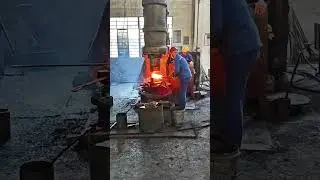 C41-560kg Anyang pneumatic forging hammer workshop forging #forging #forginghammer