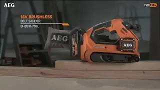 PRO18V BRUSHLESS BELT SANDER INTRODUCTION [BHBS18-75BL]