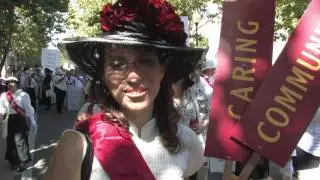 Nurses and Thousands of Californians Honor Women's Voting Rights