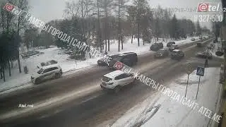 Рыбинск ДТП В Набережная Пушкина 6 12 2018