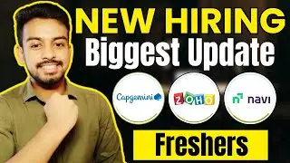 Capgemini, Navi, Zoho OFF Campus Hiring | Latest Job Drive 2025, 2024 Batch | Fresher Jobs