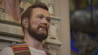 Замечательное искусство Успения Пресвятой Богородицы в католической церкви