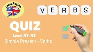 Simple Present Quiz | Practice Verbs | A1&ndash;A2 Easy Practice