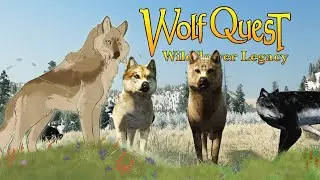 Will Our Pups Survive the Winter?? 🦬🌼 Wolf Quest: Wildflower Legacy #19 (Buffalo Plateau)