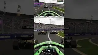 What&rsquo;s the PERFECT Commentary Line? 🎙️🏎️ #F125 #F1Shorts #RacingDrama #F1Game