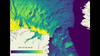 Sea ice thickness in the Fram Strait predicted by neXtSIM Lagrangian