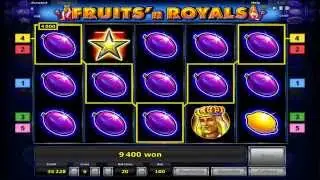 Slot Novomatic Fruits' n Royals - Slotmachinefree.net