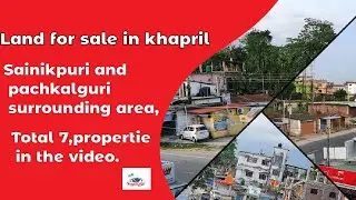 Land for sale in khapril Sainikpuri and pachkalguri surrounding area,Total 7,properties in the video