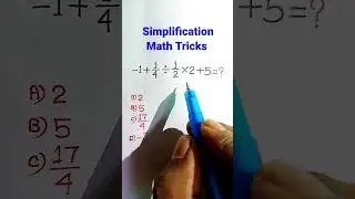 Simplification| Simplification Math Tricks in Hindi| Math Tricks for RRB Group D| #shorts