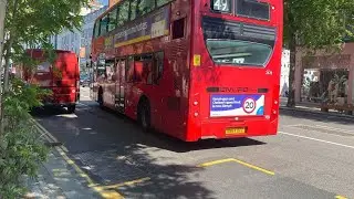 🇬🇧 London Bus Route 49 From White City Bus Station To High Street Kensington Station 🚎