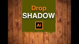 How to create drop shadow effect in illustrator! اردو / हिंदी`