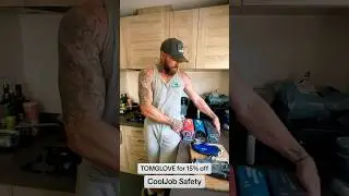 CoolJob Safety! 🧤🧤🧤 #toolreviews #tools #ppe #review #collab #collaboration  #test #tryon