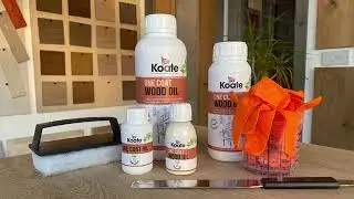 Koate One Coat Wood Oil Application