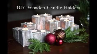How to Make DIY Wooden Candle Holders