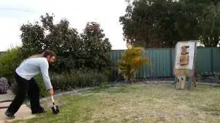 knife throwing no spin