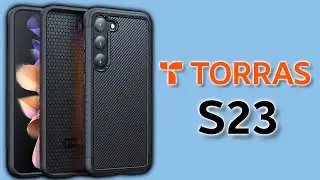 TORRAS Black Design Case For Samsung Galaxy S23