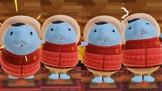 Animal Crossing New Horizons - Wardell All Reaction Emote [Angry Sad Cry And More]