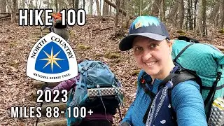 North Country Trail | 2023 Hike 8 - 100 Mile Challenge | 1st Backpacking Trip! Manistee Natl Forest