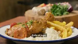 Pollo al jugo, una receta cl&aacute;sica preparada por nuestro chef &Aacute;lvaro Lois.