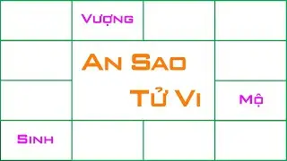 An sao Tử Vi Phần 1 - Học Tử Vi Bài 5