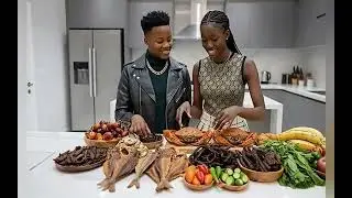 Soleta cooking palm-butter soup for Mickjunior #africaninfluencer #comedy  #comedymusic 
