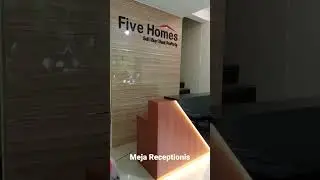 Interior kantor Meja Receptionis