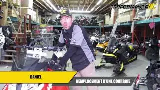 Comment remplacer une courroie sur un Ski-Doo?