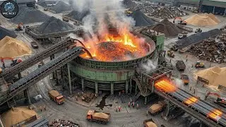 Inside the Steel Factory &ndash; How Wire Rods Are Made From Iron Ore Mining (Full Process)