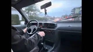 Peugeot 405 Mi16: Cruise in late Winter | CH-LU