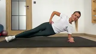 Bočn&yacute; plank s pohybom panvy 1 / Side plank hip dips
