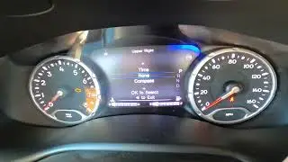 How to Adjust Instrument Cluster Display Menu in Jeep Renegade ( 2014 - now ) | Organize Functions