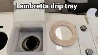 How to fit a lambretta drip tray #Kickbackgarage