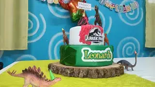 Torta Scenografica a tema dinosauri ~ Jurassic world