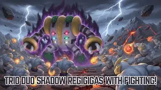Trio Challenge Shadow Regigigas with Pure Fighting Power!