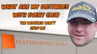 1st time at a Trackman range. Getting my Avg distances @ Waterfront GC, hate the British weather 😡🤧