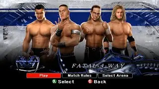 WWE SmackDown vs. RAW 2008 - John Cena vs. Shawn Michaels vs. Randy Orton vs. Edge