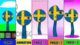 My NEW! Sprunki OC: Sweden (Caramelldansen) Phase 4 Animation vs Game (All Versions)