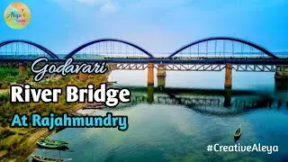 The Great Godavari Arch Bridge - One of the Largest Arch Bridge in World | Video from Train by Aleya