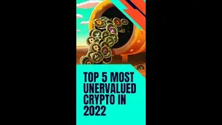 Top 5 Most Undervalued Crypto In 2022 || INFO4U || CRYPTO ||