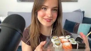ASMR - Mukbang makis 👄 (blabla, bruits de bouche)