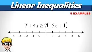 Solving Linear Inequalities on a Number Line