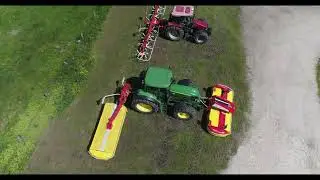 John Deere 7530, John Deere 6330, Vaderstad, SAME, Pottinger, McHale
